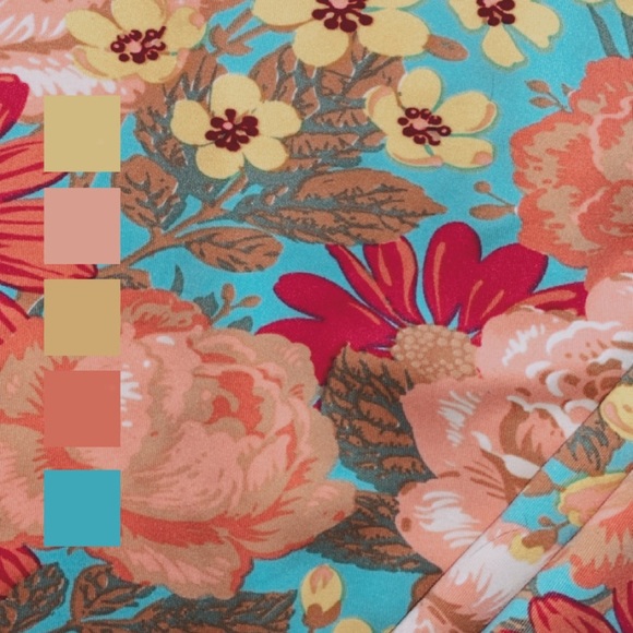 VERY CUTE floral leggings - Picture 2 of 3